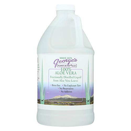 George s Aloe Vera - 64 fl oz - Fractionally Distilled Liquid from Aloe Vera Leaves - Anthraquinone Free