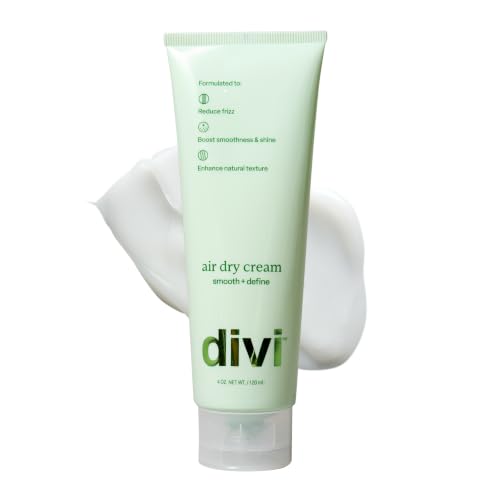 Divi Air Dry Styling Cream for Curly & Wavy Hair - 4 Oz