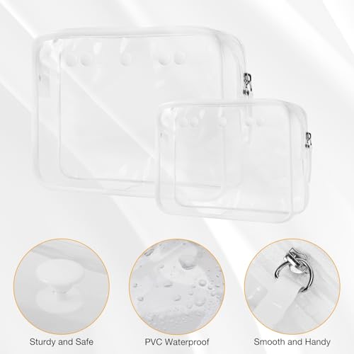 DABASHAN Clear Bogg Beach Tote Bag Insert - 4 Pack Organizer