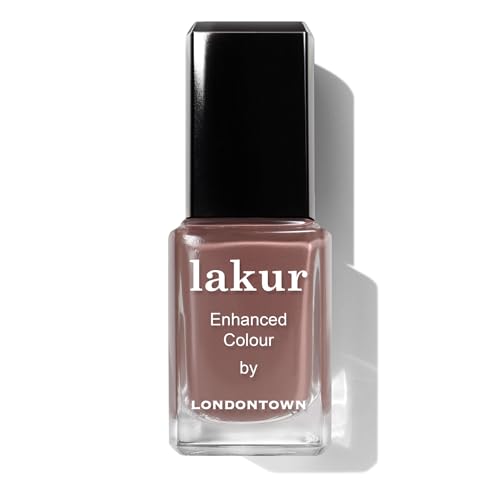 LONDONTOWN Lakur Nail Polish - Long-Lasting Vegan Formula, Nude & Brown Shades