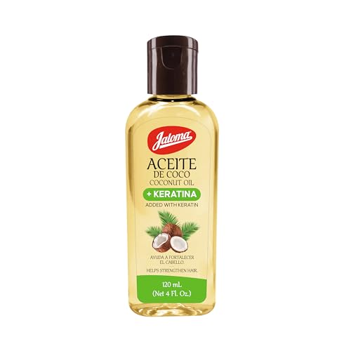 Unscented Coconut Oil with Keratin Hair Treatment - 4 Oz Bottle