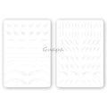 Microblading Practice Skin Pad, Double-Sided Pre-Printed Strokes (3 Pack)