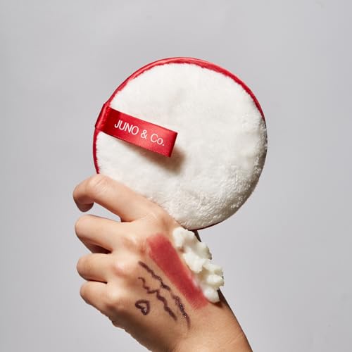 JUNO & Co. Reusable Makeup Remover Pad - Washable Red