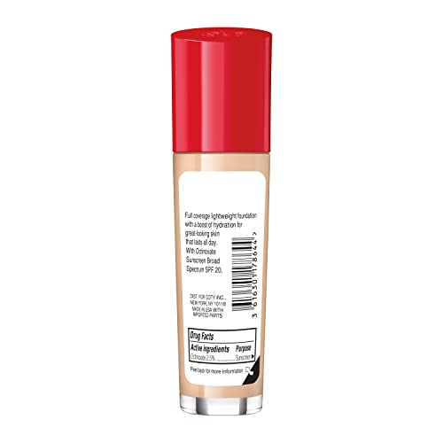 Rimmel Lasting Finish 25HR Foundation, 600 Coconut (Pack of 3)