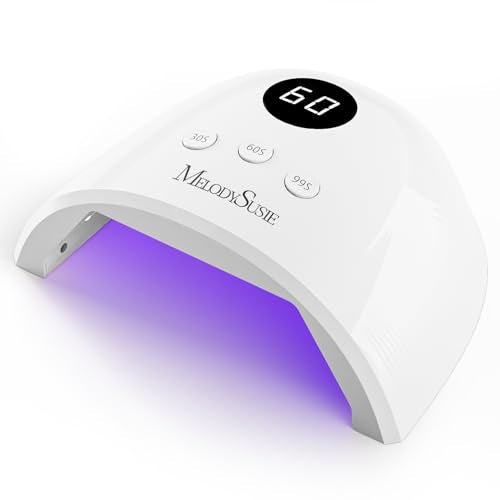 MelodySusie UV LED Nail Lamp with Smart Sensor & 3 Timers