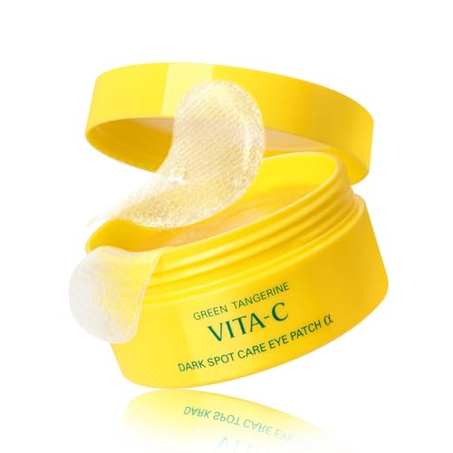 GOODAL Green Tangerine Vitamin C Eye Patches – 60 Count Hydrogel Undereye Masks