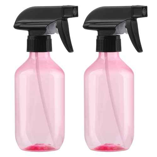 Empty Spray Bottles,10 oz Refillable Water Spray Bottle Adjustable Nozzle Mist/Stream Squirt Bottle for Hair Styling Watering Plants Cleaning Products