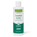 Medline Remedy Essentials Shampoo and Body Wash (8 fl oz), Fresh Scent, Full Body Cleanser with Aloe, For Adults & Elderly, Easy Rinse Gel for Bath, Shower or Bedside Bathing