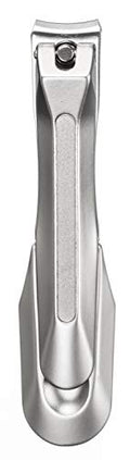 Stainless Steel Nail Clipper with Built-in File - Ergonomic Design
