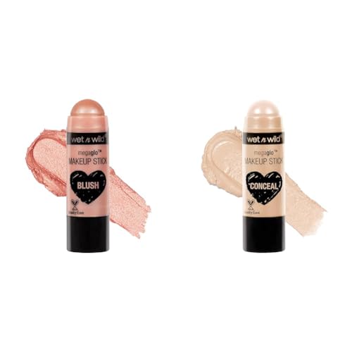 wet n wild MegaGlo Makeup Stick Duo - Peach Blush & Bisque Concealer