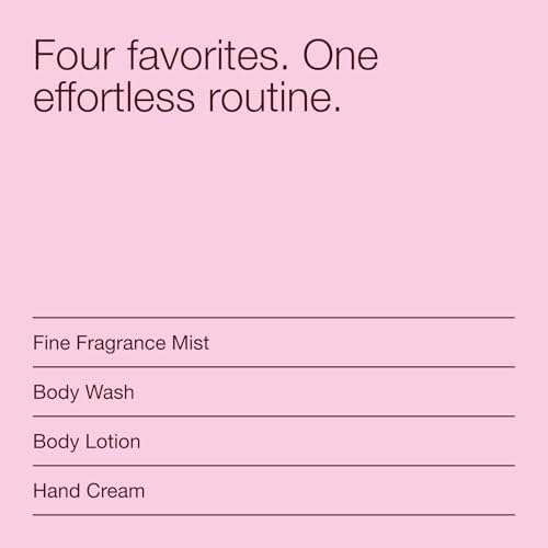 Bath & Body Works A Thousand Wishes Gift Set with Body Wash, Fine Fragrance Mist, Lotion, & Hand Cream ? Personal Care Collection for Gifting or Individual Use, Prosecco & Peony Scent - 1 Pack