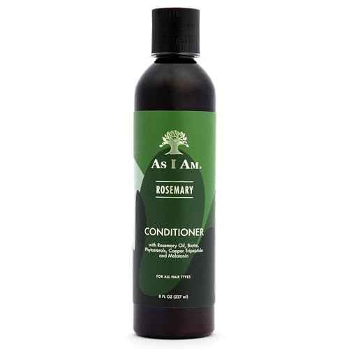 As I Am Rosemary Conditioner 8 oz - with Biotin & Saw Palmetto