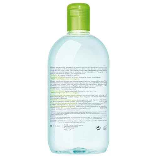 Bioderma Sébium H2O Micellar Water - Facial Cleanser & Makeup Remover
