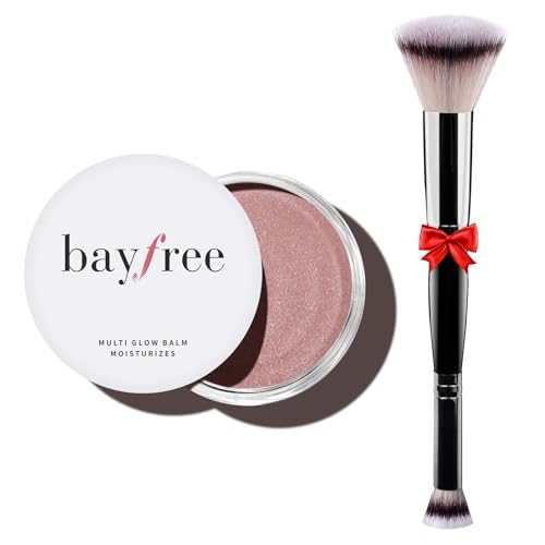bayfree Multi Glow Balm Set - Creamy Hydrating Blush & Brush