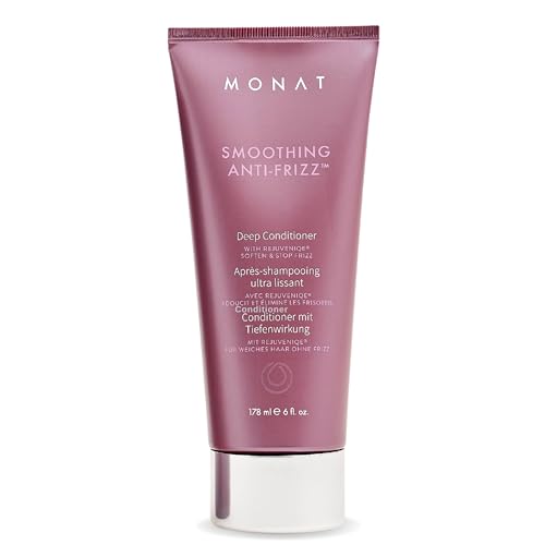 MONAT Smoothing Deep Conditioner with Rejuveniqe¢ç - Anti-Frizz, Long-Lasting Frizz Control for Damaged Hair - Net Wt. 178 ml / 6 fl. oz