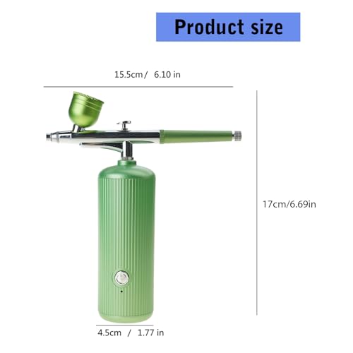 Cordless Airbrush Kit with Compressor & 3 Pressure Settings