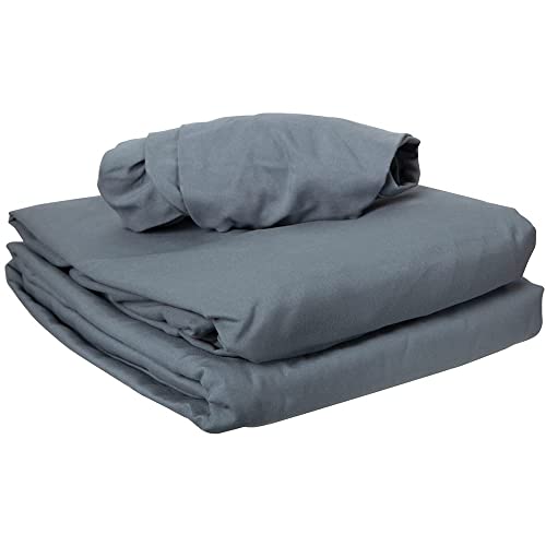 ForPro Professional Microfiber 3-Piece Massage Sheet Set, Grey