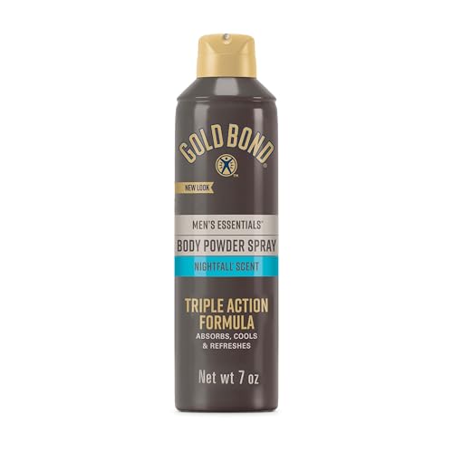 Talc-Free Body Powder Spray for Men - Nightfall Scent, 7 oz