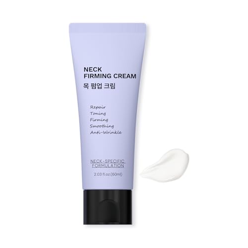 Premium Neck Firming Cream ? Lifting & Tightening for Neck & D?collet?, Reduces Fine Lines & Sagging, Anti-Aging Chest Treatment,1.8 Fl Oz