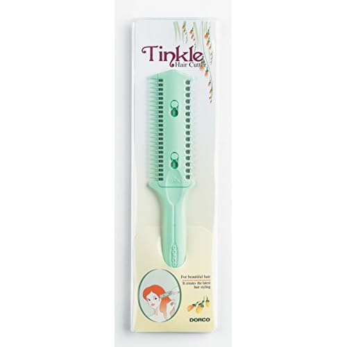 Diane Tinkle Hair Cutting Comb with Dual-Sided Design and Platinum-Coated Blades for Trimming, Layering, and Styling Hair at Home