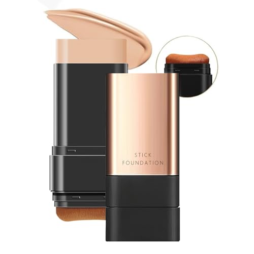 2-in-1 Anti-Wrinkle Foundation Stick with Brush