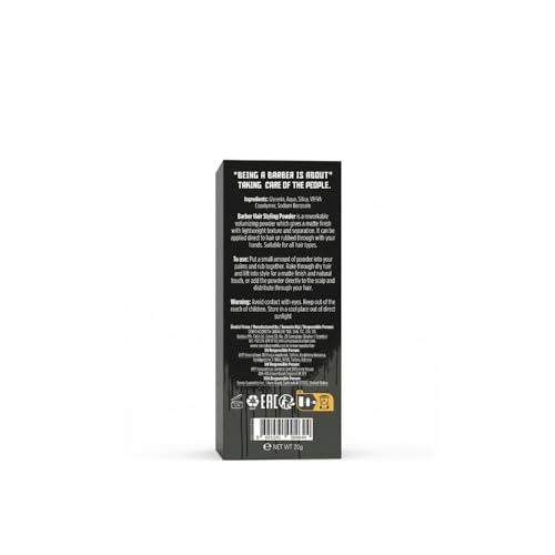 Barber Marmara Powder Wax - Matte Hair Styling Powder 20g