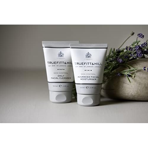 Truefitt & Hill Luxury Aftershave Balm - Ultimate Comfort - Premium Soothing Moisturizer with Aloe Vera Extract - Ideal for Sensitive Skin, Razor Burn Relief, and a Silky Smooth Finish - 3.38 oz.