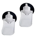2PCS Shower Foot Rest, Strong Suction Cup Foldable Shower Step for Shaving Legs, No Drill Bathroom Foot Rest with Anti-Slip Surface for Elderly, Pregnancy, Portable for RV Travel