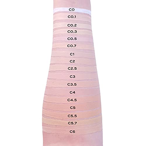 Revolution, Conceal & Define Concealer, Full Coverage & Lightweight, Long-Lasting Matte Finish, Vegan & Cruelty Free, C6 Fair or Light Skin Tones, 0.14 oz