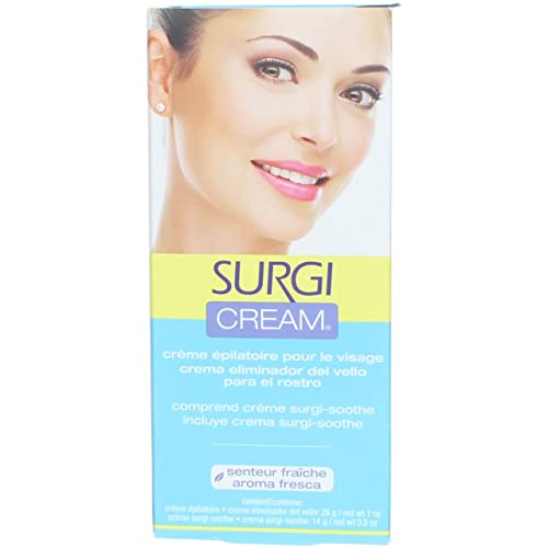 Surgi Cream Hair Remover Face 1 Ounce Fresh Scent (29ml)