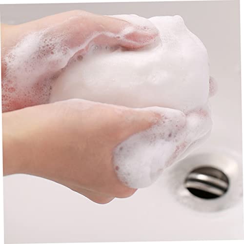 30-Piece Drawstring Soap Foaming Nets - White Mesh Bags