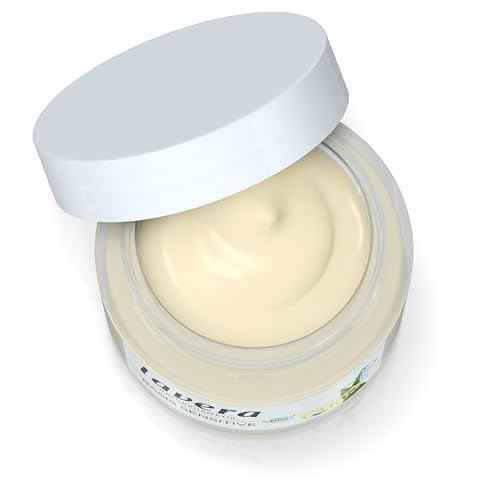 lavera Basis Sensitive Anti Wrinkle Moisturizing Cream - Face Cream with Q10 & Aloe Vera - Moisturizing Facial Cream - Anti Aging Cream - PETA Certified - Vegan - Made in Germany - 1.7 Fl Oz