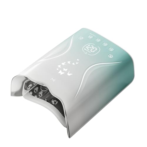 M Nova Cure 115W Green Nail Lamp with Rechargeable Battery & Digital Display