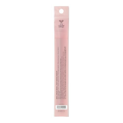 e.l.f. Small Angled Brush, Creates Even, Thin & Straight Lines, Great For Applying Lip Color, Eyebrow Color & Eyeliner, Vegan & Cruelty-Free