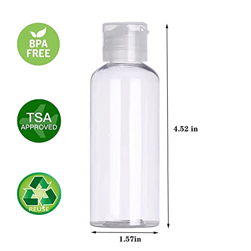 DNSEN 5 Pack 3.4oz TSA Travel Bottles, Leak Proof
