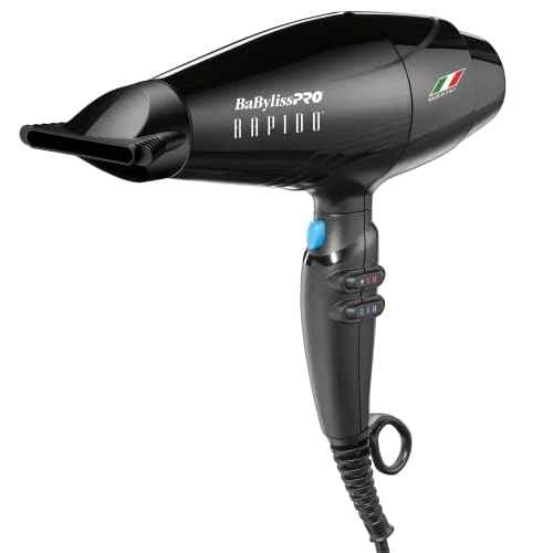 Nano Titanium Italian Rapido Hair Dryer - Professional, Lightweight 2000 Watt Blow Dryer