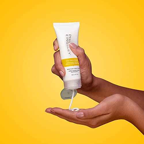 PHILIP KINGSLEY | Body Building Weightless Conditioner | Volumizing Conditioner for Fine, Limp, Flat, Flyaway Short Hair | Hydrates, Thickens, Lifts and Adds Volume and Shine | 2.53oz