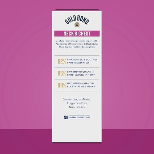 Gold Bond Age Renew Neck & Chest Firming Age Renew Cream, 2 oz., Clinically Tested Skin Firming Cream, Pack of 3