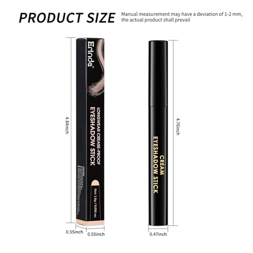 Erinde Waterproof Cream Eyeshadow Stick - Mocha Brown