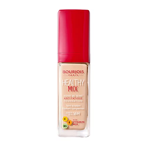 Bourjois Healthy Mix Anti-Fatigue Medium Coverage Liquid Foundation 5 Rose Ivory, 30ml