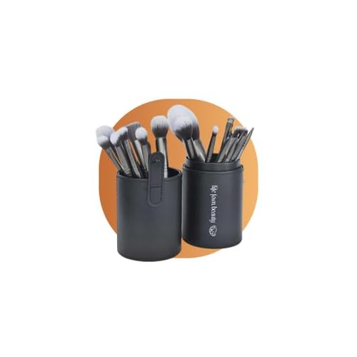 Professional Makeup Brushes Kit with Soft Synthetic Bristles + Case