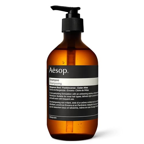 Aesop Shampoo - Enlivening Shampoo For Soft, Shiny, Fragrant Hair - With Frankincense and Panthenol - 16.9 oz