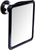 Mirrorvana Dual Anti Fog Shower Mirror 8x7 Black