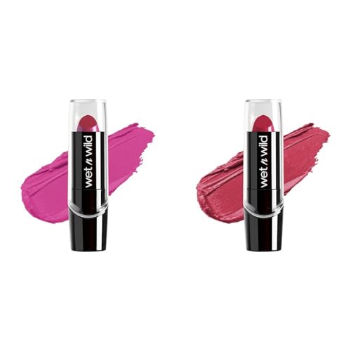 Wet n Wild Silk Finish Lipstick Bundle - Fuchsia & Pink