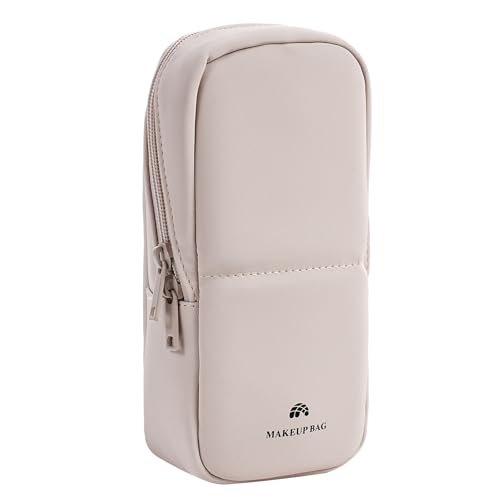 Standing Makeup Brush Bag | Waterproof PU Leather Organizer