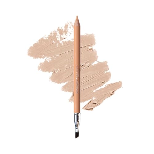 FITGLOW Brightening Beige Vegan Eyeliner Pencil with Blending Brush