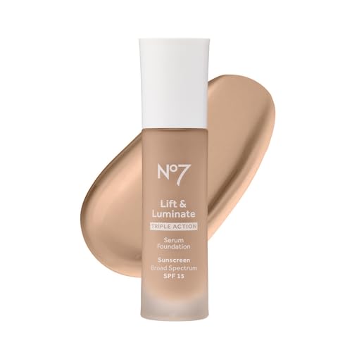 No7 Lift & Luminate Triple Action Serum Foundation Cool Ivory 1oz SPF 15