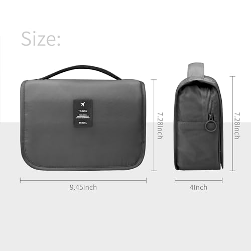 Lcsmaokin Large Capacity Travel Toiletry Bag - Waterproof & Hangable
