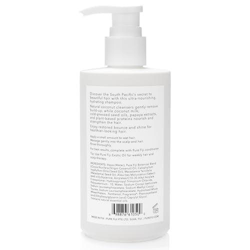 PURE FIJI Coconut Milk Shampoo, Coconut (9.47 Fl. Oz /280ml)