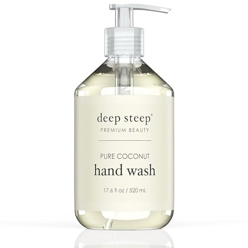Deep Steep Liquid Hand Wash, 17.6 Ounces (Pure Coconut)